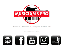 Tablet Screenshot of musicianspro.com